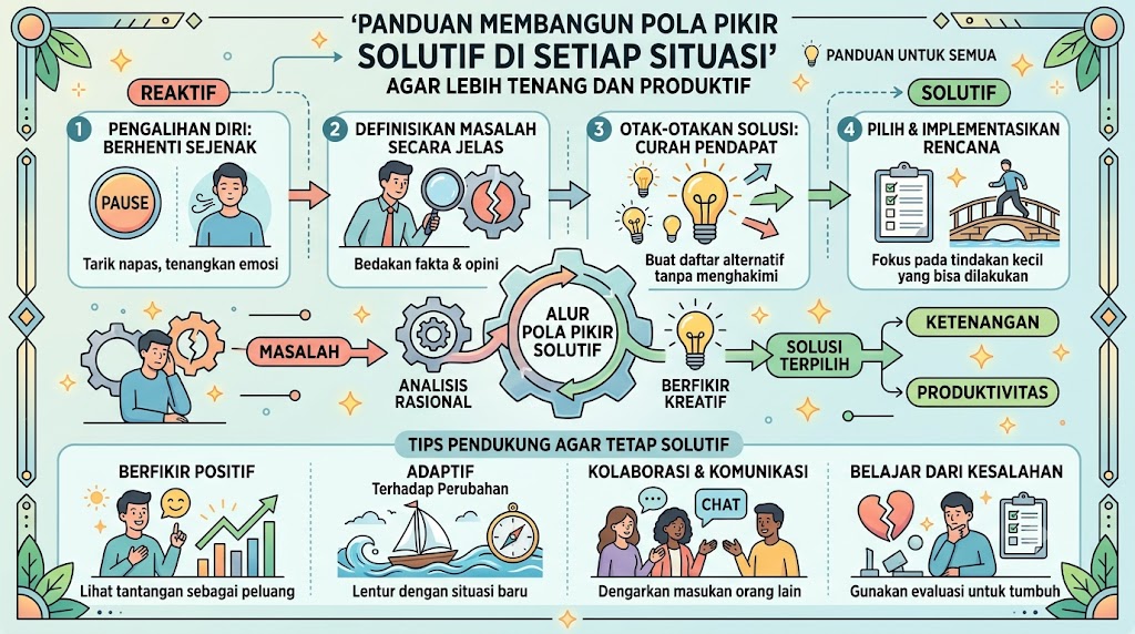 Cara membangun pola pikir solutif